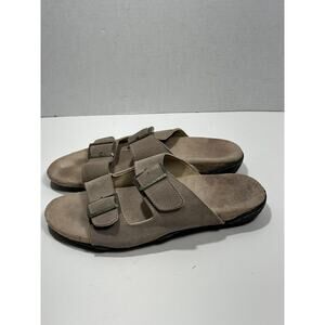 J-41 Adventure On Pingree Women 8 M Slice Double Strap Buckle‎ Beige Kj15pge54